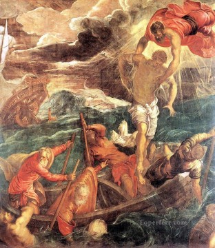 ティントレット Painting - 難破船からサラセン人を救った聖マルコ イタリア・ルネッサンスのティントレット
